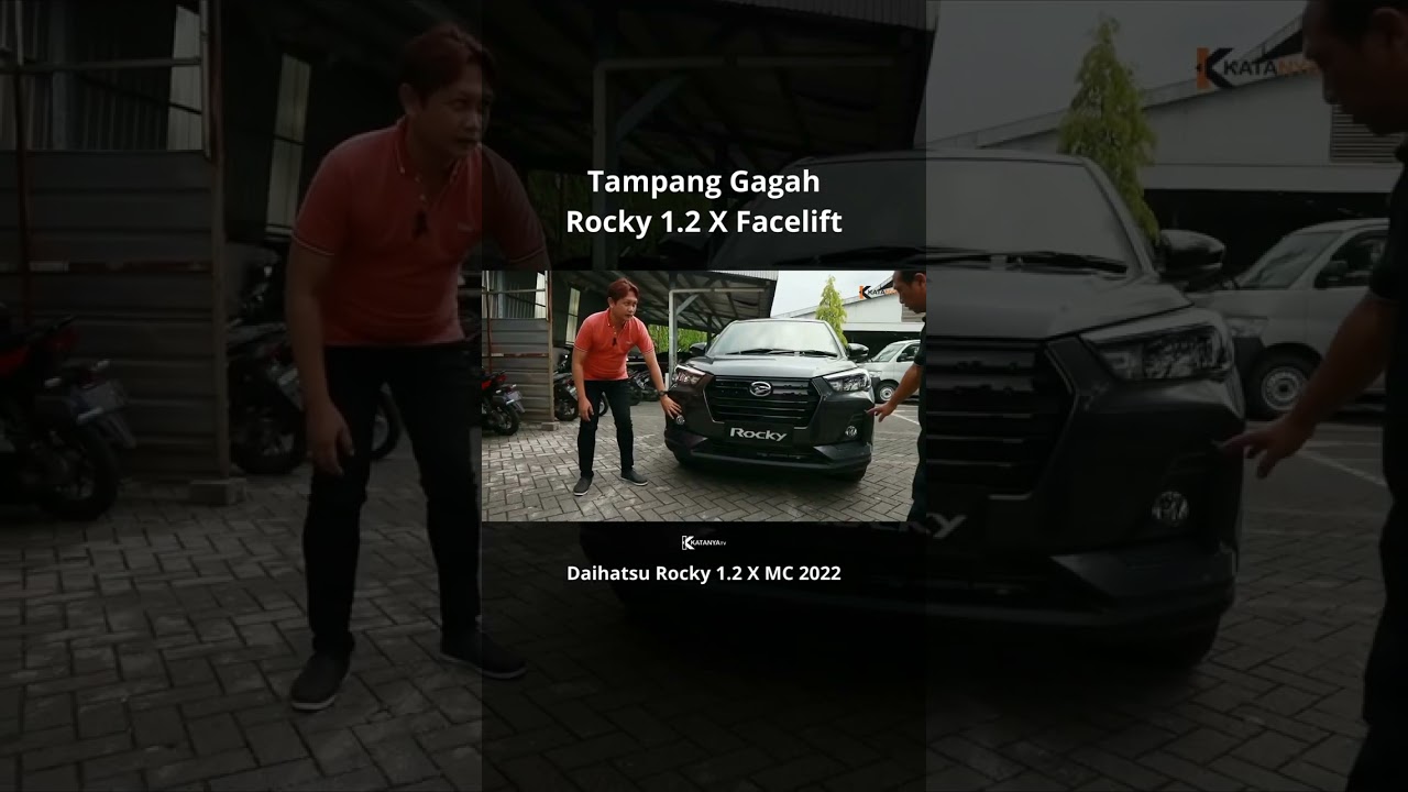 Tampang Daihatsu Rocky 1.2 X MC 2022 Facelift alias Minor Change
