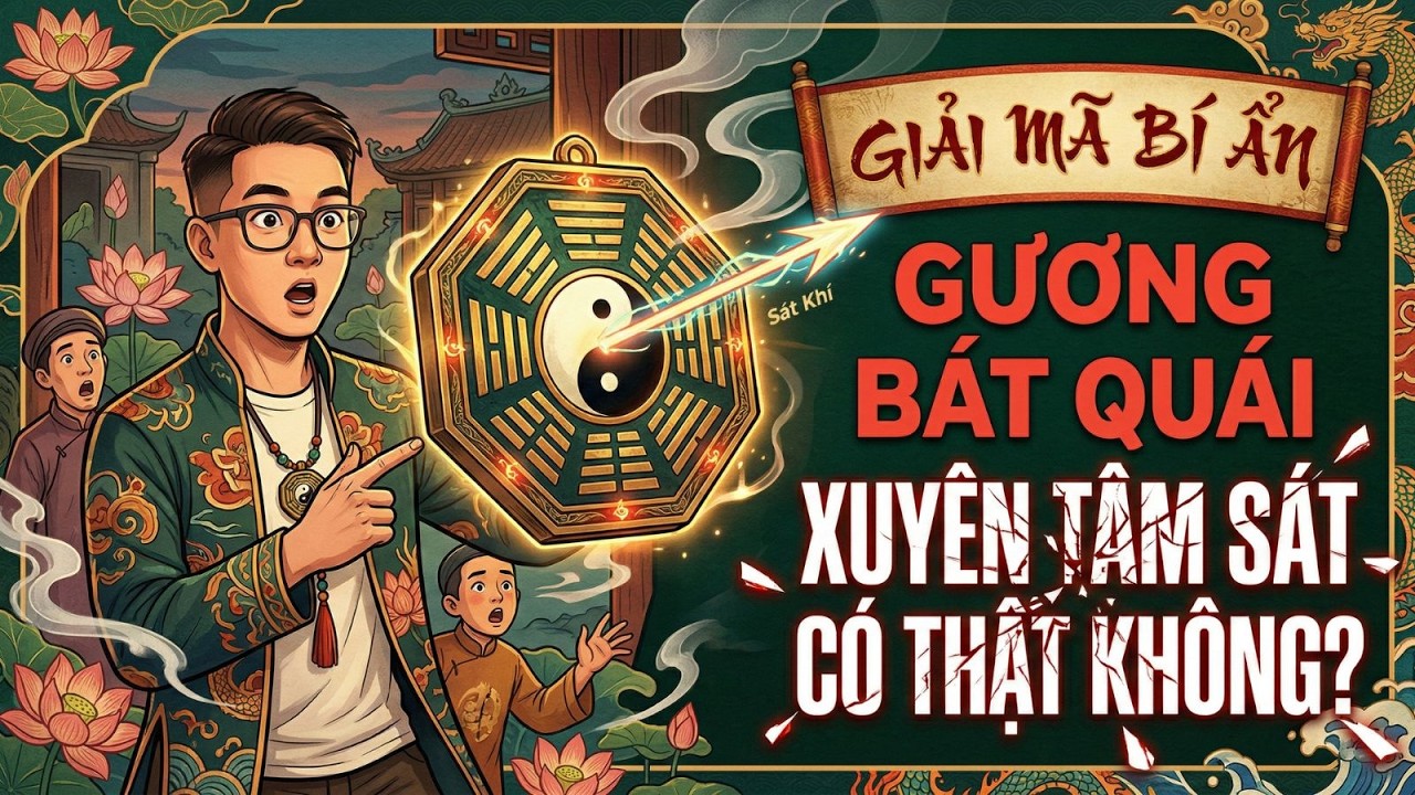 Giải Mã Gương Bát Quái: Vũ Khí Trấn Yểm Ma Quỷ Hay Thủ Thuật Quang Học Của Kiến Trúc Cổ?