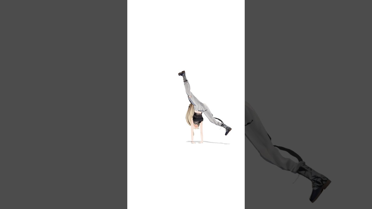 ニコたんが“かっこよく”側転できたら…