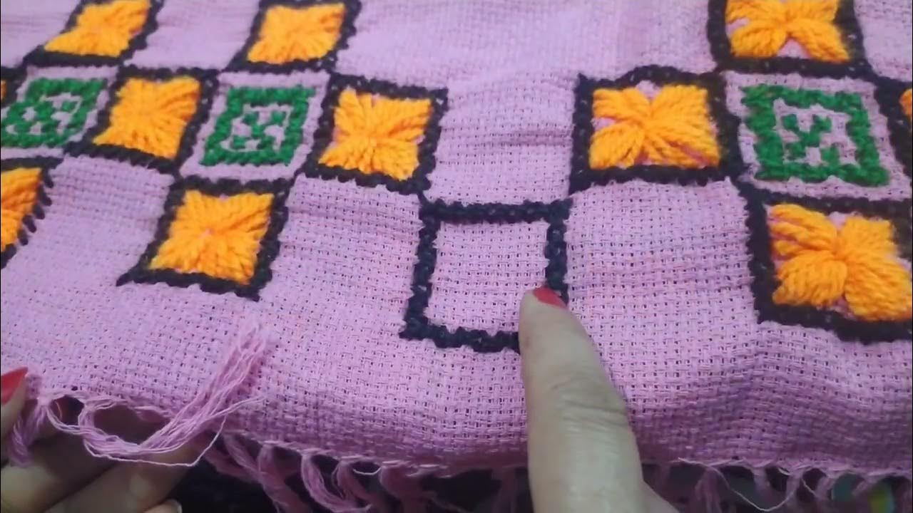 very easy dusuti table cloth design😻 🪡🌟 YouTube