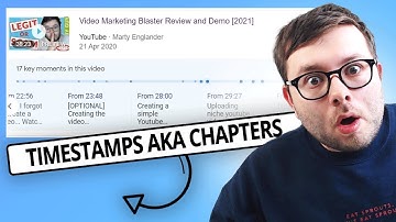 How To Add Timestamps To Youtube Video | AKA Youtube Chapters