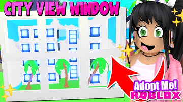 How To Build a *CITY VIEW WINDOW* in ADOPT ME Roblox