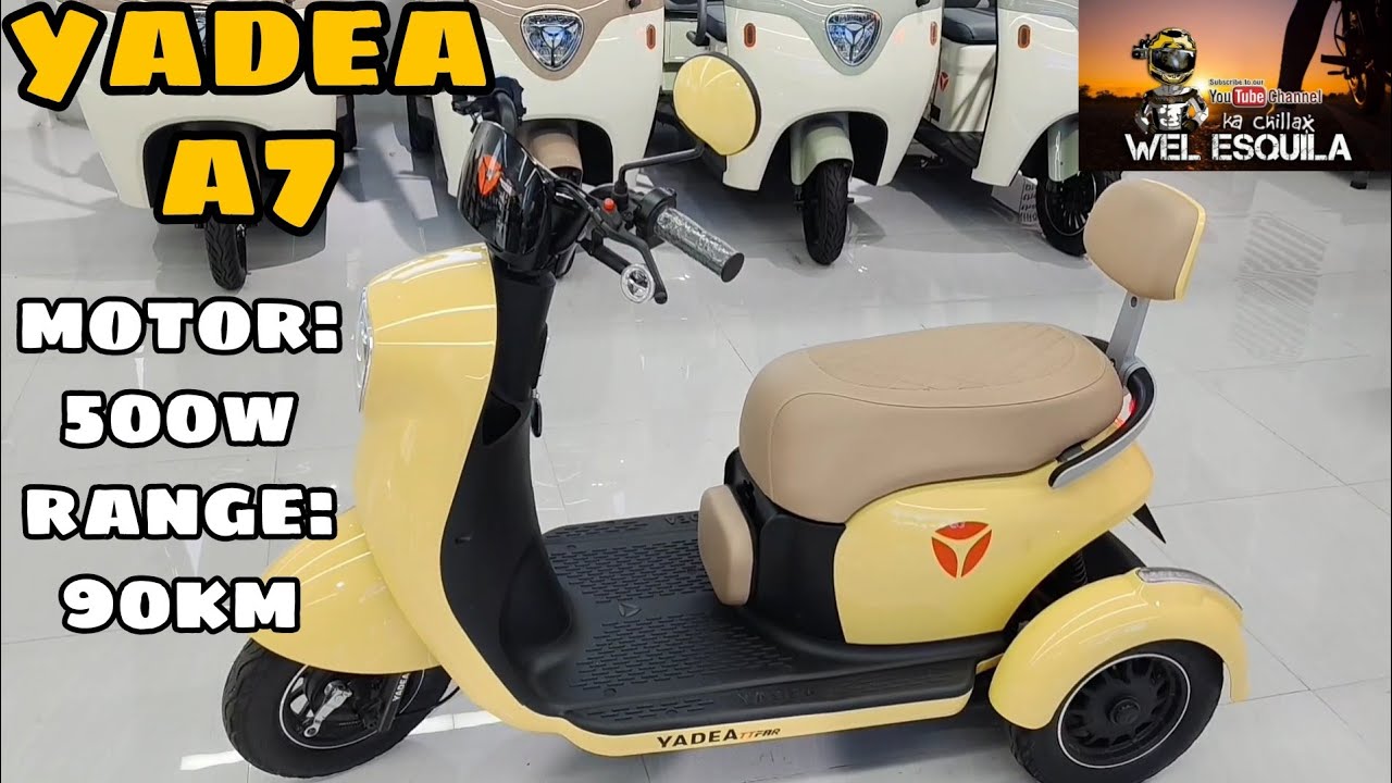 MINI E-TRIKE YADEA A7 | 3 WHEELS 90KM RANGE
