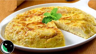 Spanish Omelette | Tortilla de Patatas | Quick Low Fat Breakfast Recipe
