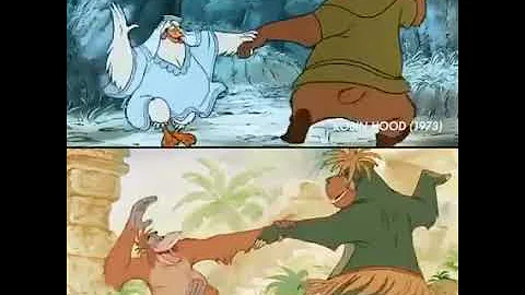 How Disney reused their animations...Amazing!