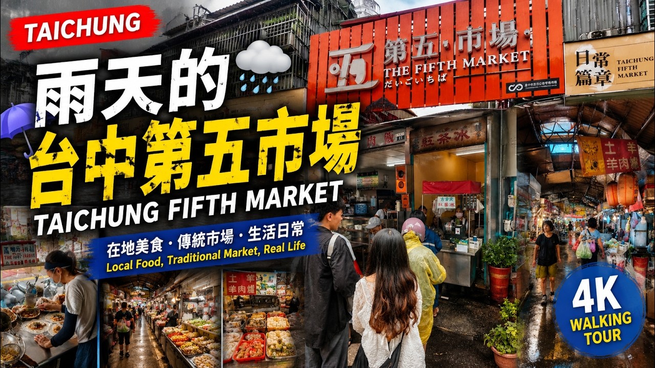 【台中第五市場】必吃美食全攻略!80年老市場散步之旅|Taichung Fifth Market Food Tour 縮圖