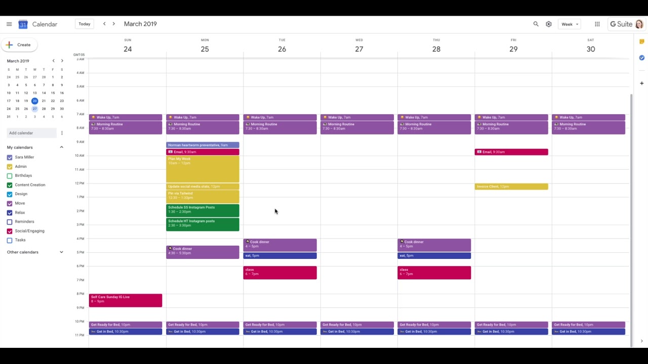 Using Google Calendar And A Bullet Journal Sara Strives YouTube Using Google Calendar And A Bullet Journal Sara Strives YouTube