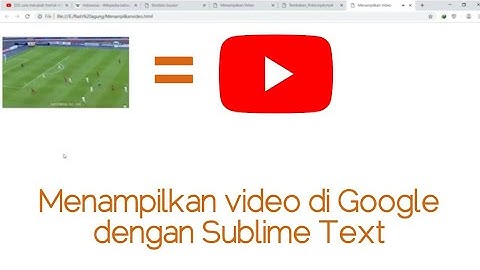 Tutorial Menampilkan Video Dengan HTML