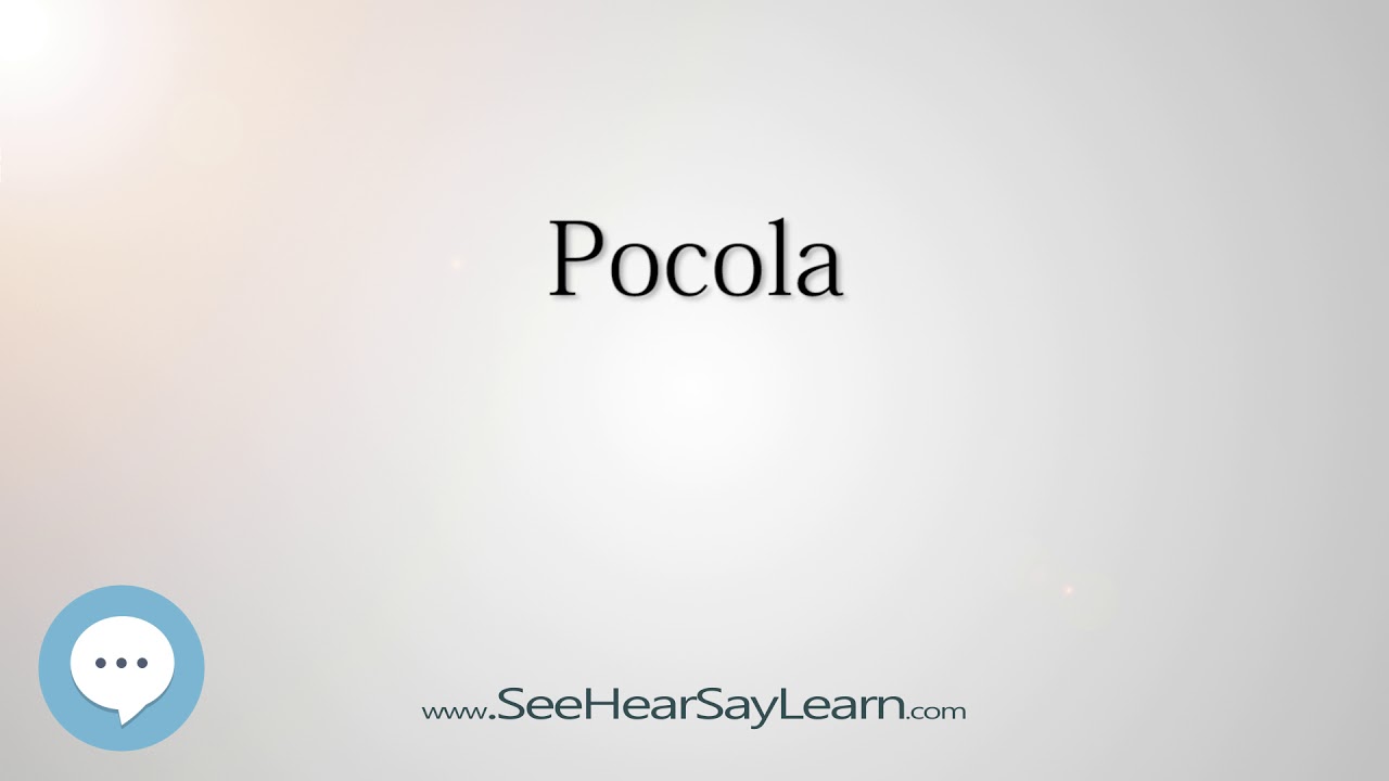 Pocola (How to Pronounce Cities of the World)💬⭐🌍 YouTube