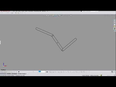 A Rott's Pendulum OR Two Coupled Pendulums in Resonance; not sure - Solidworks Motion Study.
