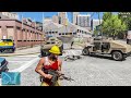 GTA 5 Liberty City - Franklin's Octopus Ship Shootout + Ten Star Escape [R.D.E 4.1.2]