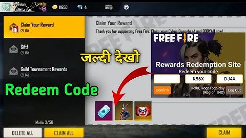 Free Fire Bunny Bundle Free Redeem Code SAMSUNG A3/A5/A6/J2/J5/J7/S6/S7/S9/A20/A30/A5