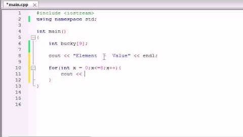 Buckys C++ Programming Tutorials   33   Create an Array Using Loops | C++ Tutorial