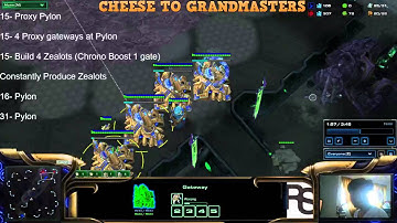 EASY SC2 Lotv Cheese Build - Proxy 4 gate - OSRusher