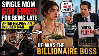 Single Mom Got Fired for Being Late After Helping an Injured Man — He was the Billionaire Boss