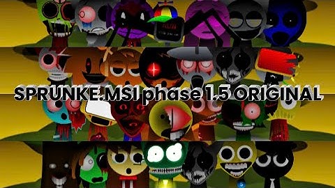 SPRUNKE MSI – Phase 1.5   Prototype Build Original #sprunki #incredibox  #sprunkimod #youtube