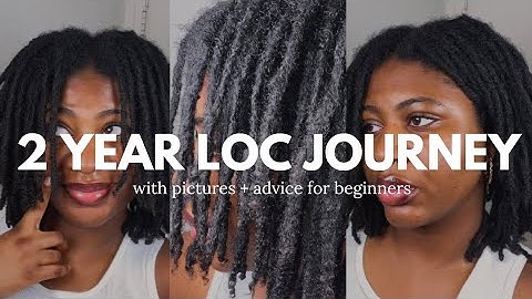 My 2 Year Loc Journey With Visuals | Two Strand  Twist Starters | Advice for Beginners