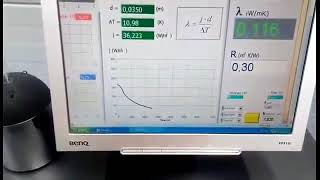 Measurement of the thermal conductivity of straw panel in laboratory