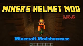 Minecraft 1.16.5 - Miner's Helmet Mod