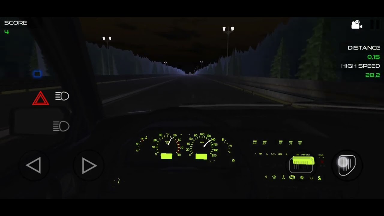 игра про ваз 2114 езда ночью - YouTube