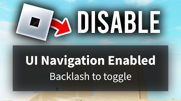 How To Disable Roblox UI Navigation - Full Guide