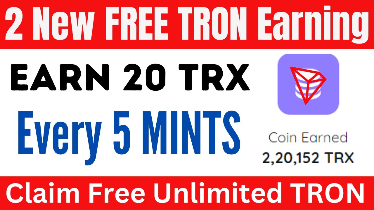 LATEST FREE TRON CLOUD MINING || free Tron Mining site 2023 | Earn tron TRX NO INVEST