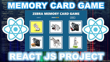 Build A Memory Card Game using REACT JS & Tailwind CSS