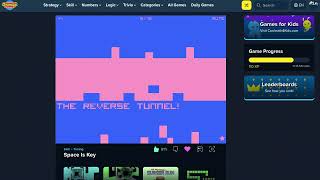 Coolmath Games Presents: Space Is Key Gameplay.