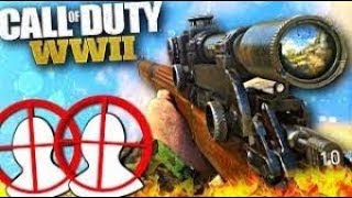 WWII First INSANE Quickscope 8 Person Kill Feed Call of Duty: WWII
