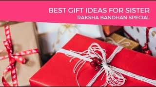 Happy raksha bandhan 2020| Best gift ideas for Sister| Send your wishes