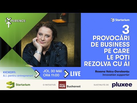 3 provocări de business pe care le poți rezolva cu A.I. - cu Roxana Voicu-Dorobanțu