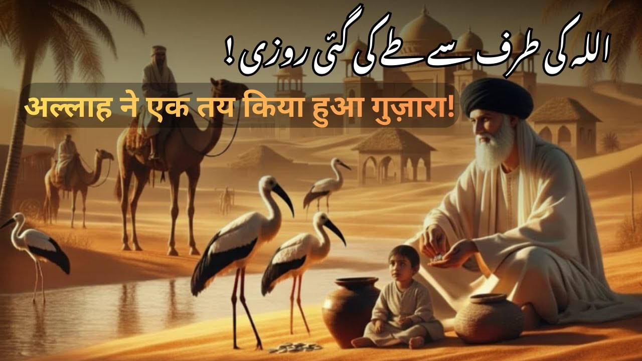 Allah ki trf sy tayy ki gai rozi || Islamic story || #moralstory #story