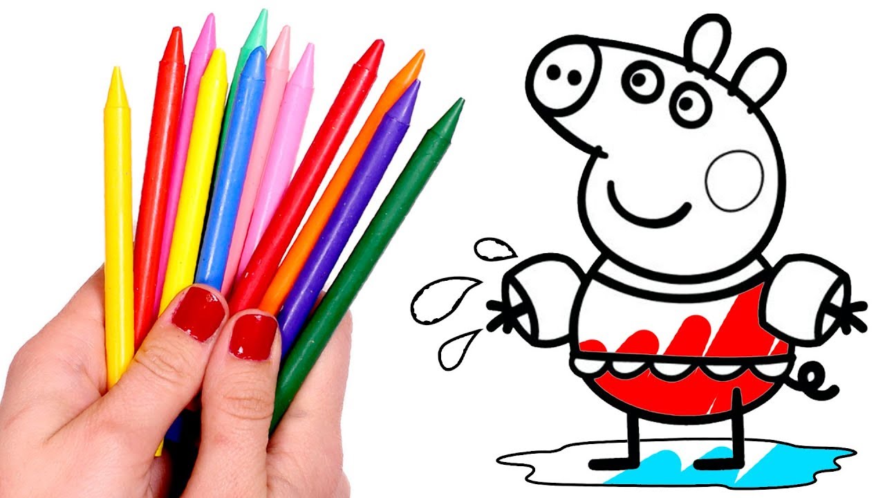 Peppa Pig Princesa Fada  Dibujo de peppa pig, Peppa pig para colorear,  Peppa para pintar