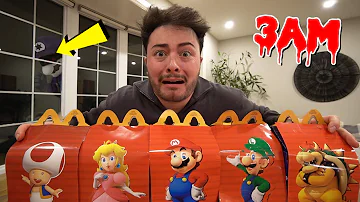 DO NOT ORDER ALL SUPER MARIO HAPPY MEALS AT 3 AM!! (WE GOT ATTACKED)