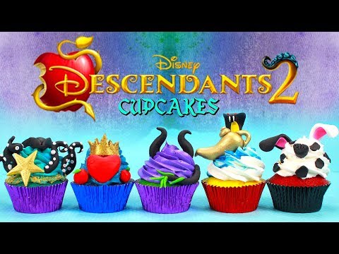 Descendants 2 Cupcakes Uma Evie Mal Jay And Carlos Youtube