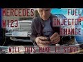 Matts garage merc w123 fuel injector swap