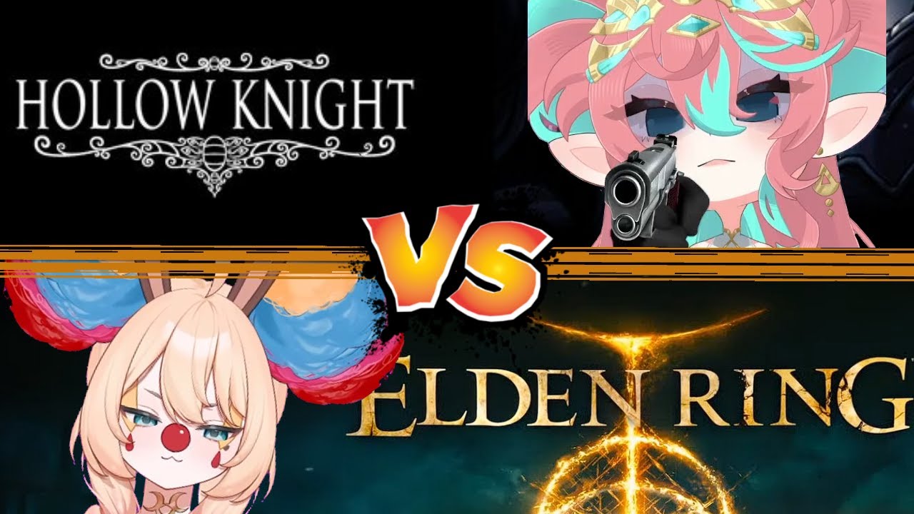 BriAtCookiebox vs Amora Lumina (Elden ring vs Hollow knight bingo)