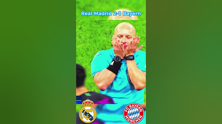 Clash of Giants: Real Madrid Triumphs 2-1 Over Bayern Munich - Match Highlights  #football #soccer