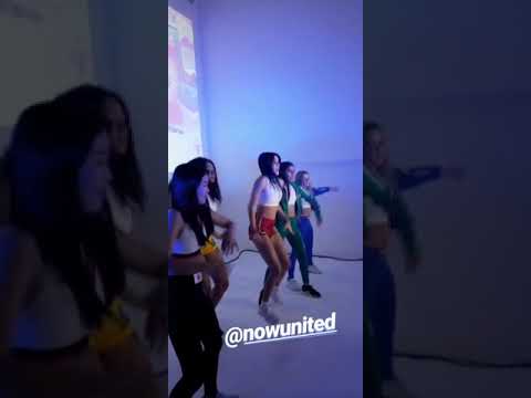 Meninas do Now United dançando Bum Bum Tam Tam