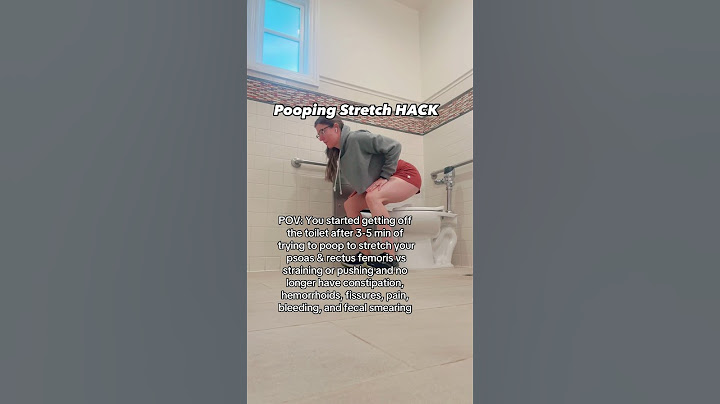 Constipation Stretch HACK! #health #constipation #education #mom #poop #fyp #trending #viral #help