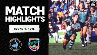 Cronulla Sharks v Gold Coast Chargers | Round 9, 1996 | Classic Match Highlights