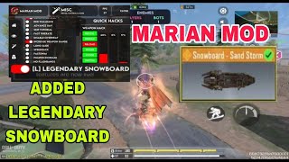 NEW UPDATE | MARIAN CODM MOD MENU ADDED SNOWBOARD LEGENDARY SKIN
