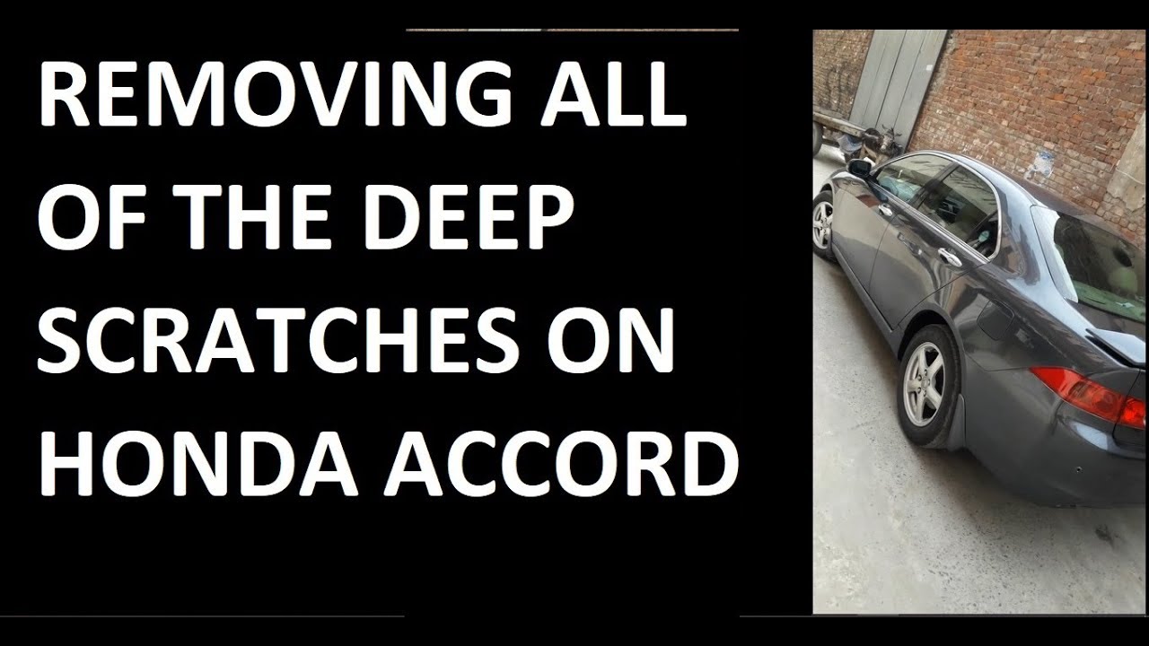 Deep Scratches Treatment on Car Paint, Final solution Part 1 - YouTube