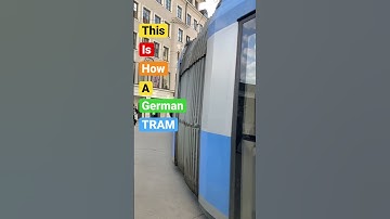 Superior German🇩🇪 technology TRAM #shots #germany #technology #fypシ #shorts #travel #asmr #best