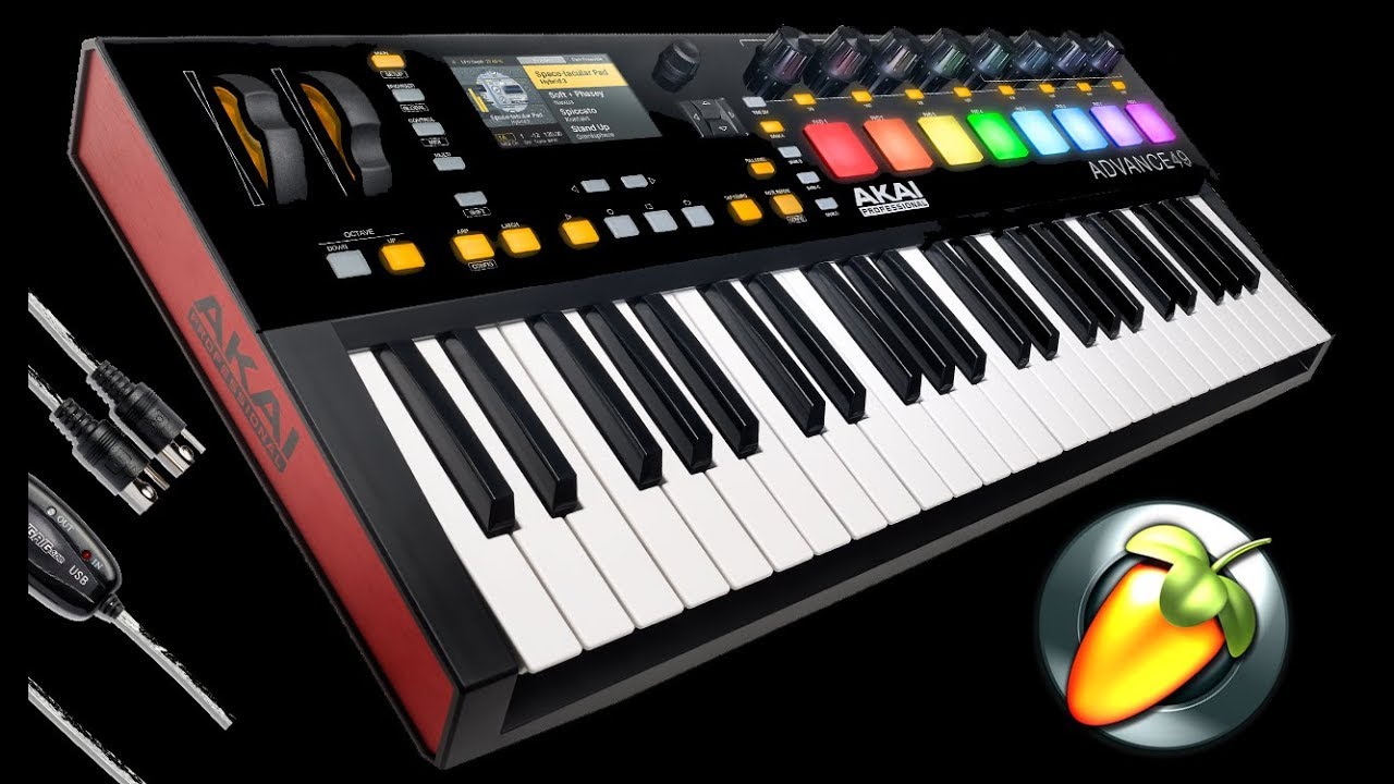 como conectar teclado midi ao fl studio