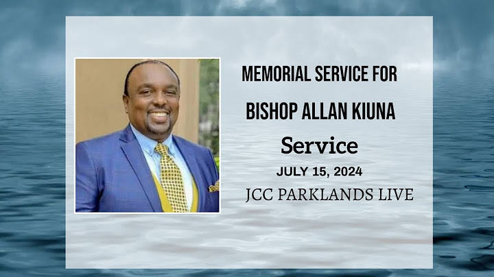 🔴BISHOP ALLAN KIUNA MEMORIAL SERVICE || JCC PARKLANDS LIVE || 15.07.2024.I II 3STONES LIVESTREAM