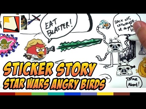 Star Wars Angry Birds Sticker Story | BP