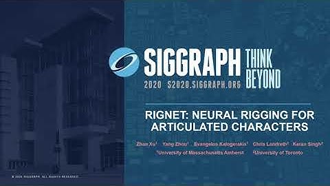 RigNet: Neural Rigging for Articulated Characters (SIGGRAPH 2020)