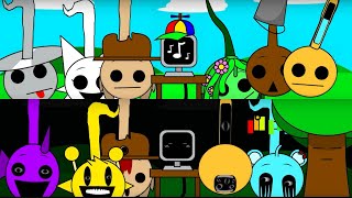 Incredibox Sprunki: Otamatone Edition! Normal Version VS Dark Mode – A Battle of Bizarre Beats!