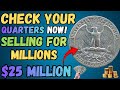 CHECK YOUR QUARTERS NOW! Rare Washington Coins Worth HUGE MILLIONS!